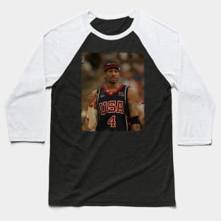 Allen Iverson on Team USA Baseball T-Shirt